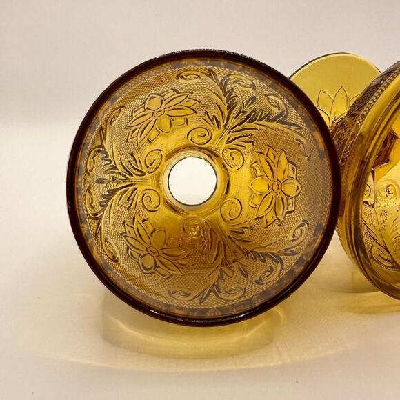 Vintage Indiana Glass Fairy Lamp Tiara Chantilly - Picture 3 of 5